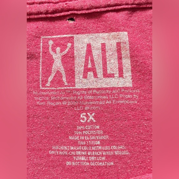 Muhammad ALI Big & Tall T-Shirt 5XL - Picture 2 of 2